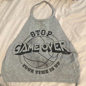 adika crop top tie in back